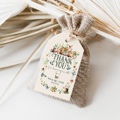 Niedliche Woodland Animal Adventure Neutral Baby S Geschenkanhänger