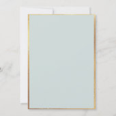 Niedliche Woodland Animals Kinderdusche Einladung (Rückseite)