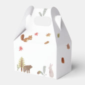 Niedliche Woodland Animals Kinderdusche Geschenkschachtel (Rückseite)
