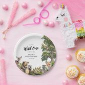 Niedliche Woodland Animals Kinderdusche Pappteller (Party)
