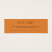 Niedliche Woodland Animals Kinderdusche | Windelru (Rückseite)