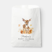 Niedliche Woodland Deer Fall Baby Dusche Geschenktütchen (Vorderseite)