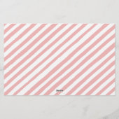 Niedliche Woodland-Duschkabine Briefpapier (Rückseite)