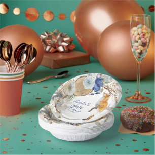 Niedliche Woodland Fox Aquarell Blütendusche Pappteller