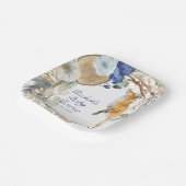 Niedliche Woodland Fox Aquarell Blütendusche Pappteller (Gewinkelt)