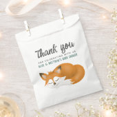 Niedliche Woodland Fox Boys Kinderdusche Geschenktütchen (Ausgeschnitten)