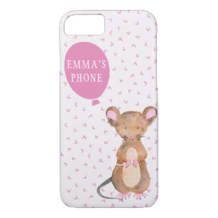 Niedliche Woodland Maus Apple iPhone 7 Handy Fall Case-Mate iPhone Hülle