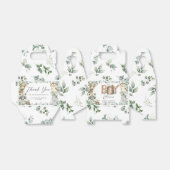 Niedliche Woodland Tiere Grüne Kinderdusche Geschenkschachtel (Ungefaltet)