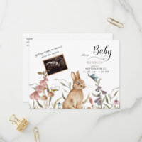 Niedliche Woodland Ultrasound Babydusche