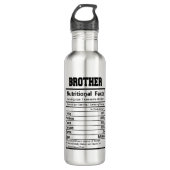 niedliche Wortkunst Edelstahlflasche (Vorderseite)