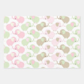 Niedliche Wrapping Paper Sheets für Babyduschen Geschenkpapier Set (Vorderseite)