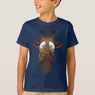 Niedliche wunderliche Giraffe T-Shirt