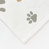 Niedliche Wurst Hunde Dackel Fleecedecke (Ecke)