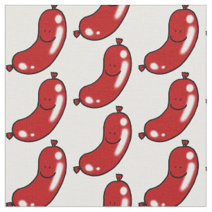 Niedliche Wurst Stoff