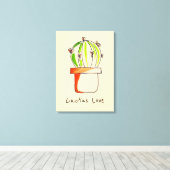 Niedliche Wüstenkunst Leinwanddruck (Insitu (Holzboden))