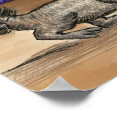 Niedliche Wüstentiere im Südwesten Poster (Ecke)