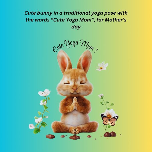 Niedliche Yoga-Mama ! Hase Hoodie