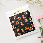 niedliche Yogafüchse, schwarz Geschenktütchen (Versiegelt)