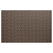 niedliche Yogafüchse, schwarz Stoff (Yard (91,4 cm))