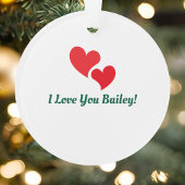 Niedliche Yorkie Dog Pine Tree Weihnachten Wasserf Ornament