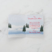 Niedliche Yorkie Dog Yappy Weihnachtskarte Karte (Innenseite)