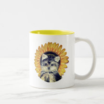 Niedliche Yorkie Dog Zwei-Tone-Kaffee-Tasse