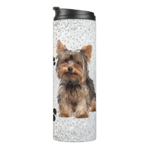 Niedliche Yorkie-Mama Thermosbecher