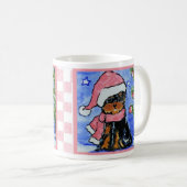 Niedliche Yorkie-Poo-Tasse Kaffeetasse (VorderseiteRechts)