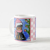 Niedliche Yorkie-Poo-Tasse Kaffeetasse (Vorderseite Links)