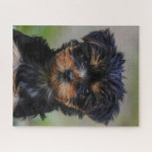 Niedliche Yorkie-Welpe Puzzle (Horizontal)