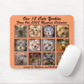 NIEDLICHE YORKIES 2008 APRIKOSE MOUSEPAD (Mit Mouse)