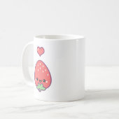 Niedliche Yummy Erdbeere Kaffeetasse (Vorderseite Links)