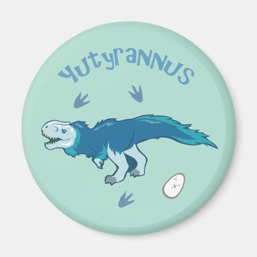 Niedliche Yutyrannus Magnet (Vorne)