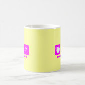 Niedliche Zahl Skaten Kaffeetasse (Mittel)