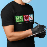 Niedliche Zahnärzte für die Liebe T-Shirt<br><div class="desc">Ein großer Peace Liebe Dentistry T - Shirt für einen Zahnarzt. Ein Friedensschild,  ein Herz und eine Zahnbürste gefüllt mit Zahnpasta für jemanden im Zahnarzt.</div>