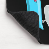 Niedliche Zahnbürste und Totpaste Mousepad (Ecke)