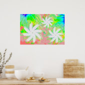 Niedliche Zähne-Zahnpünktchen Poster (Küche)