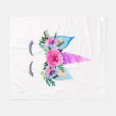 Niedliche Zauberei Fleecedecke (Vorderseite (Horizontal))