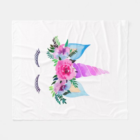 Niedliche Zauberei Fleecedecke (Vorderseite (Horizontal))