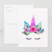 Niedliche Zauberei Postkarte (Vorne/Hinten)