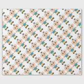 Niedliche Zauberelf Geschenkpapier (Flach)