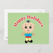 Niedliche Zauberelf Postkarte (Vorne/Hinten)