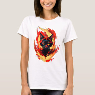 Niedliche Zauberkatze T-Shirt