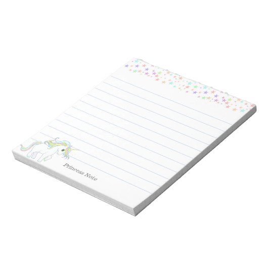 Niedliche Zauberkunst und Pastellsteine in Multico Notizblock (Rotiert)