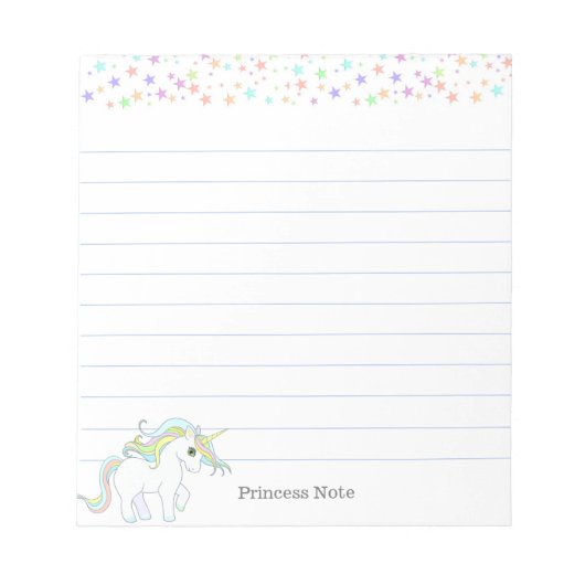 Niedliche Zauberkunst und Pastellsteine in Multico Notizblock (Vorderseite)