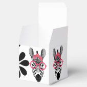 Niedliche Zebra-Blume Geschenkschachtel (Geöffnet)
