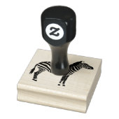 Niedliche Zebra-Grafik Gummistempel (Stempel)
