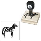 Niedliche Zebra-Grafik Gummistempel (Stempel)