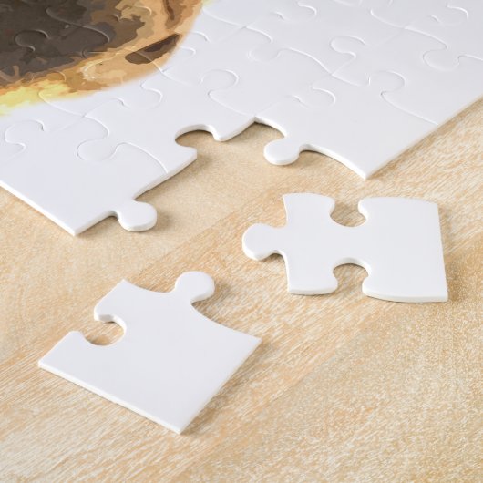 Niedliche Zebra-Illustration Puzzle (Seite)