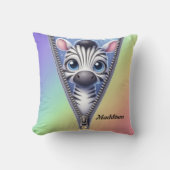 Niedliche Zebra Kids Kissen (Vorderseite)